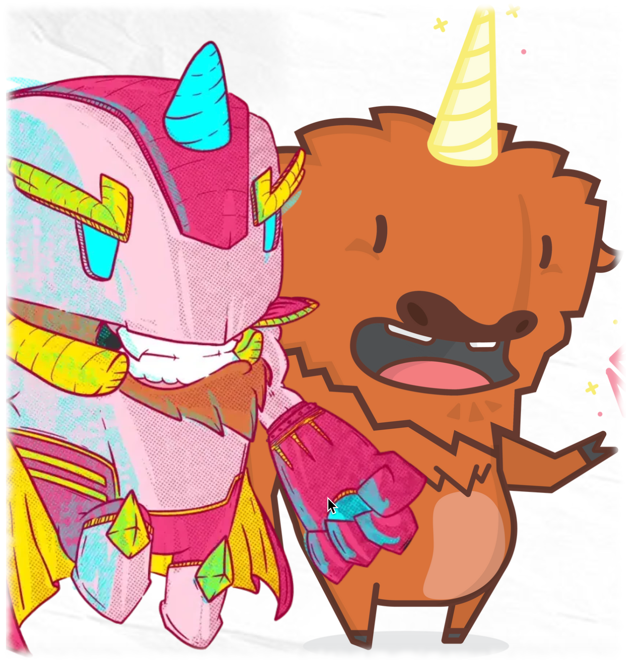 Captain and Buffi